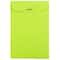 JAM Paper 6" x 9" Ultra Lime Green Open End Catalog Colored Envelopes with Clasp Closure